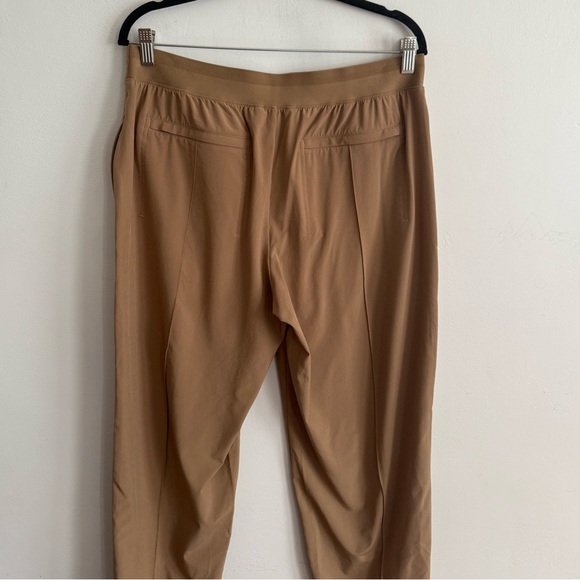 Athleta Brooklyn Heights High Rise Pant, Big Sur Brown, Ankle Pants size 12P - Picture 5 of 7